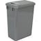 Hardware Resources Grey 35 Quart Plastic Waste Container Lid CAN-35LIDGRY - alternate 3